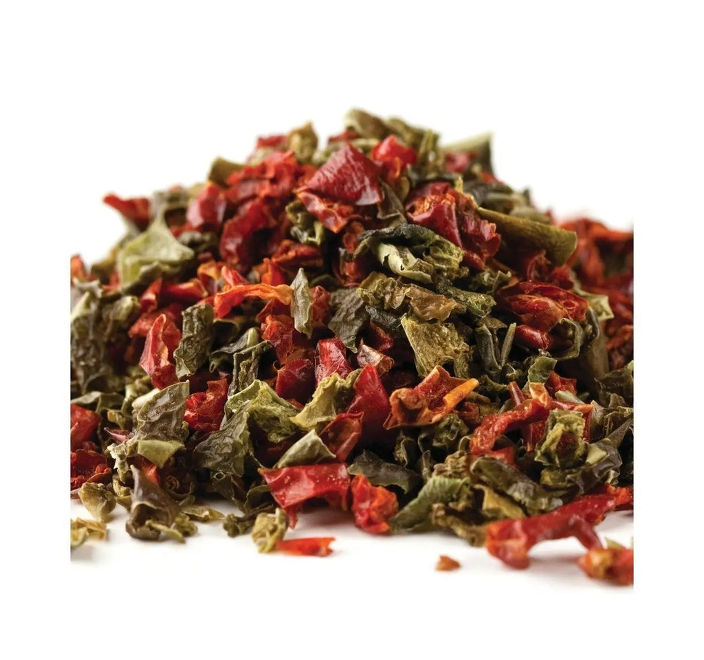 Dried Diced Green and Red Sweet Bell Peppers 3 ounces Bagley Farm's