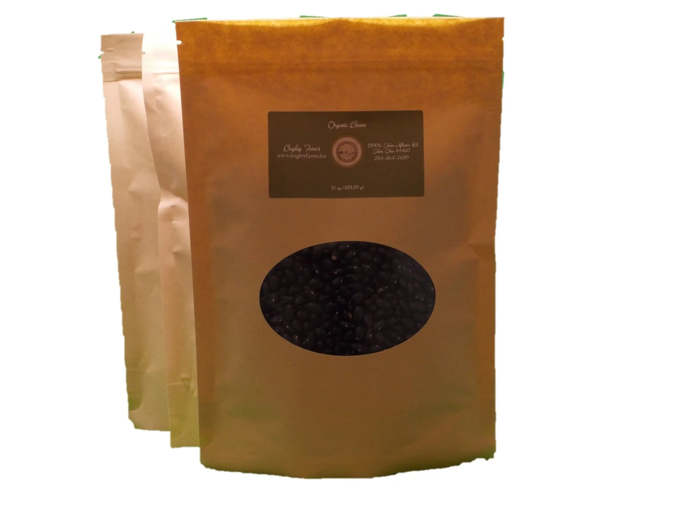 Bagley Farm's Organic Black Beans Certified Organic - Bagley Farm's