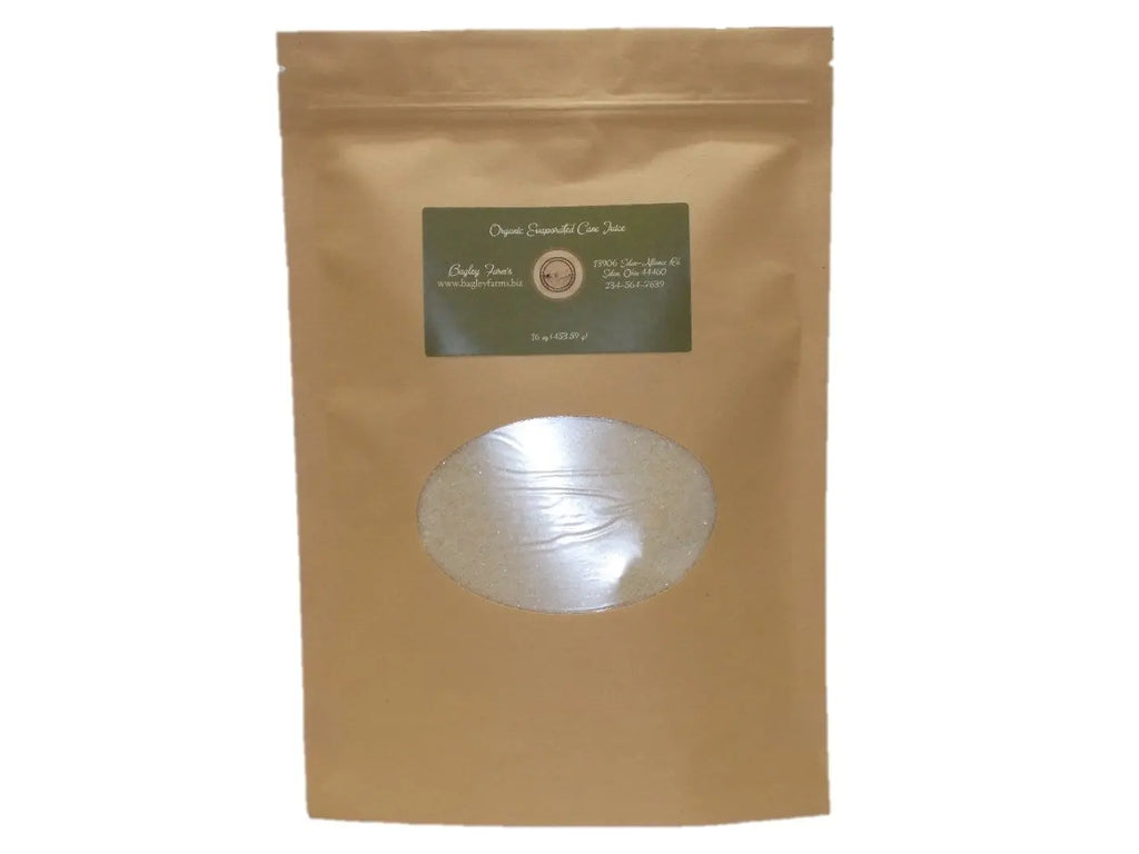 Bagley Farm's Organic Evaporated Cane Juice Certified Organic - Bagley Farm's