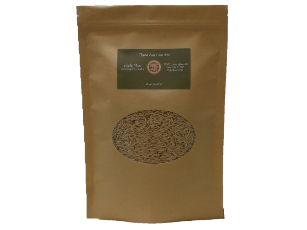 Bagley Farm's Organic Long Grain Brown Rice Certified Organic - Bagley Farm's