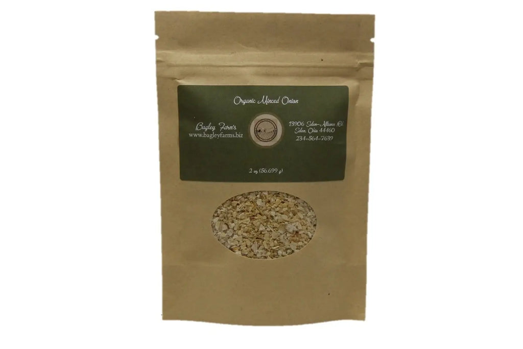 Bagley Farm's Organic Minced Onion 2 oz - Bagley Farm's