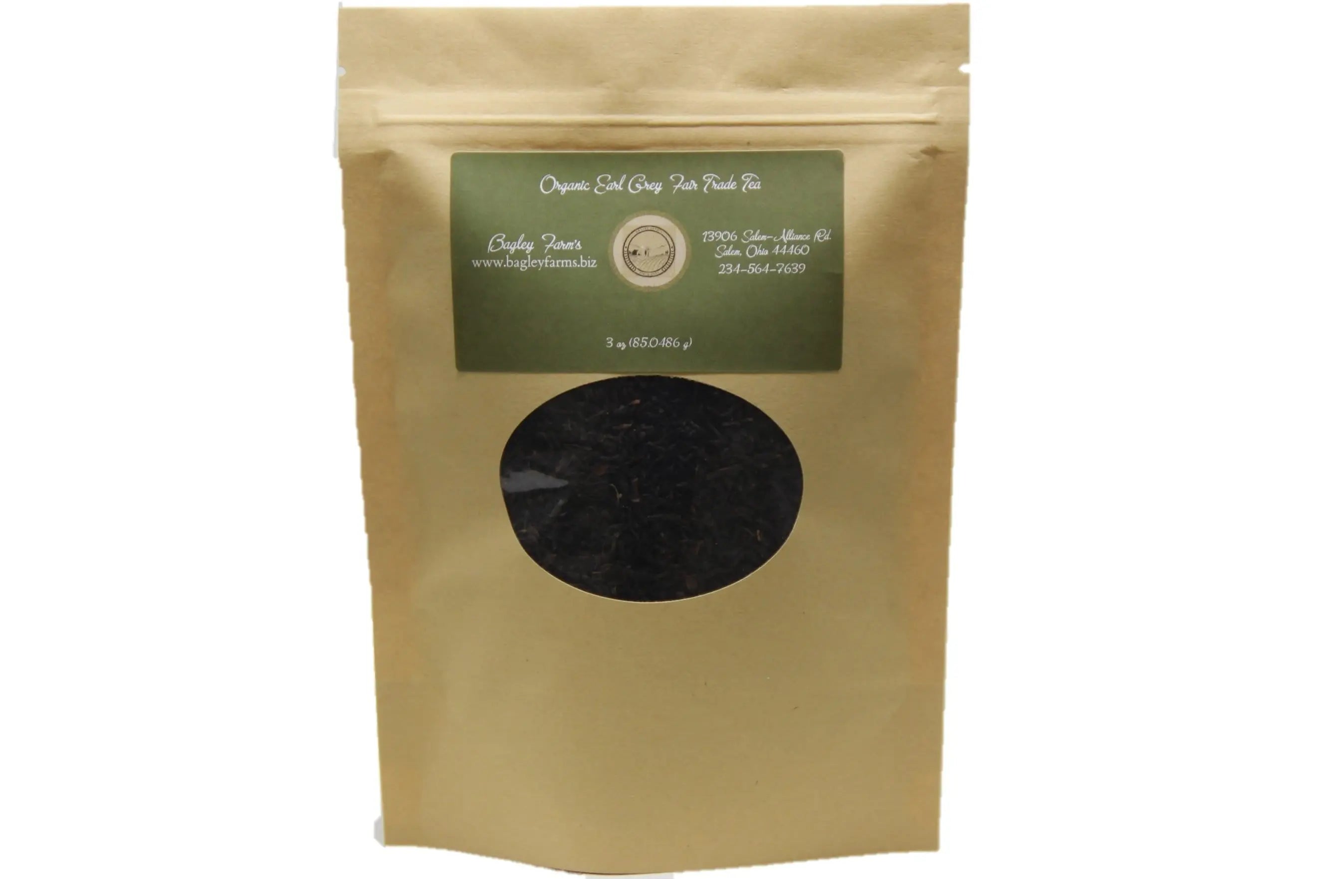 Organic Earl Grey Fair Trade Tea - Bagley Farm's
