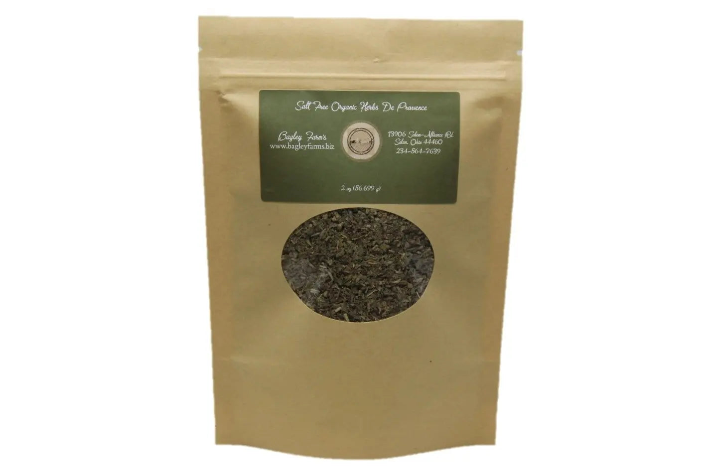 Organic Herbs De Provence (Salt Free) 1 oz - Bagley Farm's