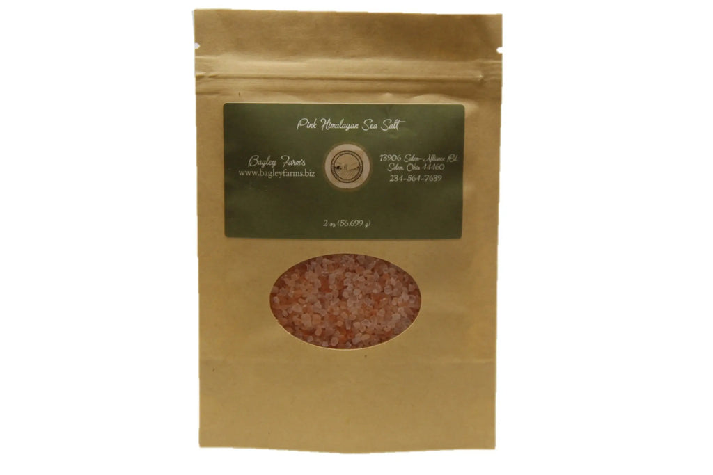 Salt, Himalayan Pink Course Ground 4 oz - Bagley Farm's