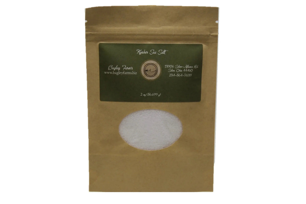 Sea Salt, Kosher 4 oz - Bagley Farm's